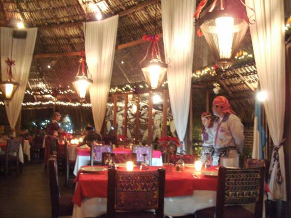 Restaurante Kacao, de comida típica, na Cidade da Guatemala, capital do país